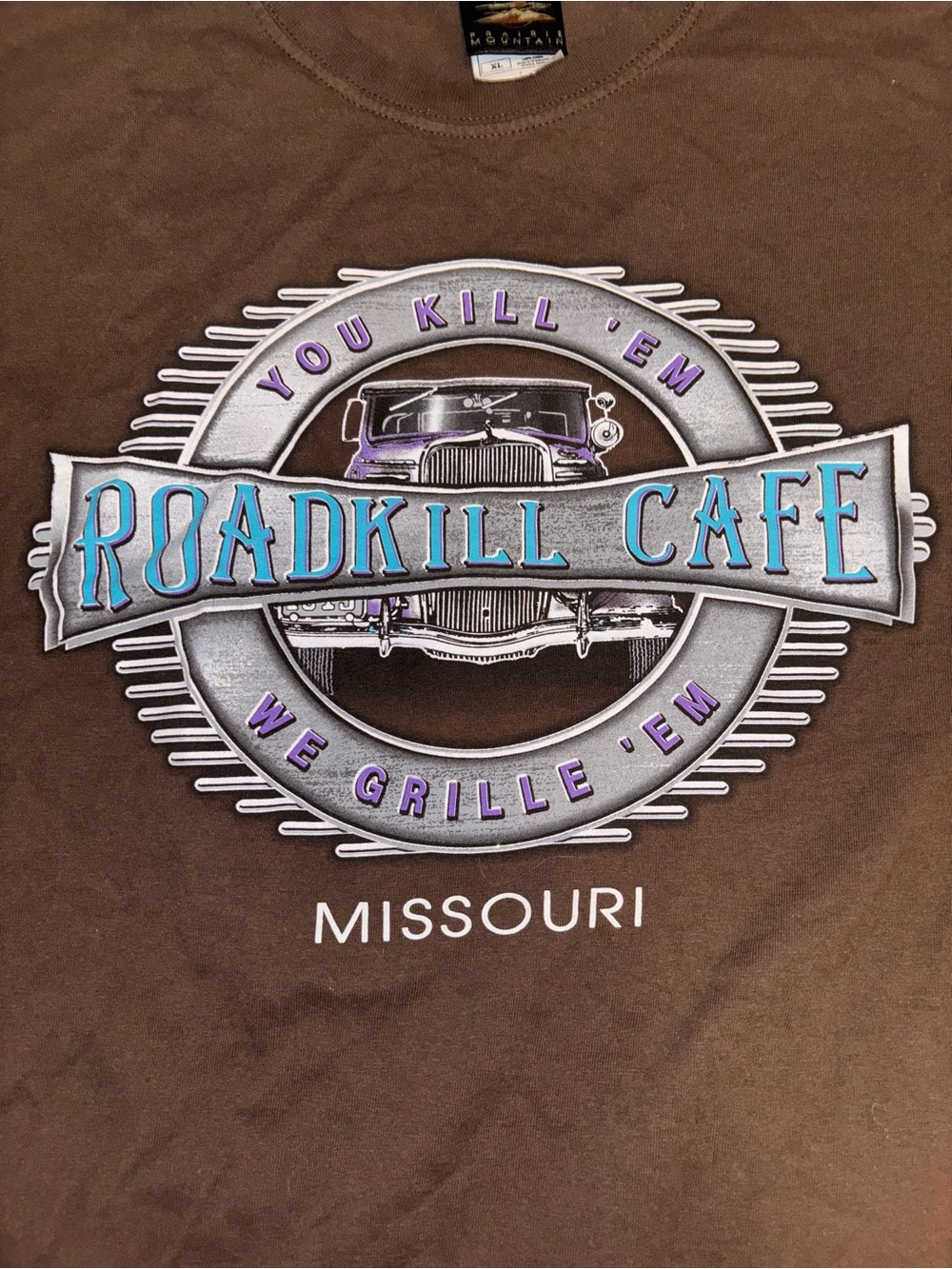 Roadkill Cafe Missouri Short Sleeve Tee - Brown - Picture 6 of 8